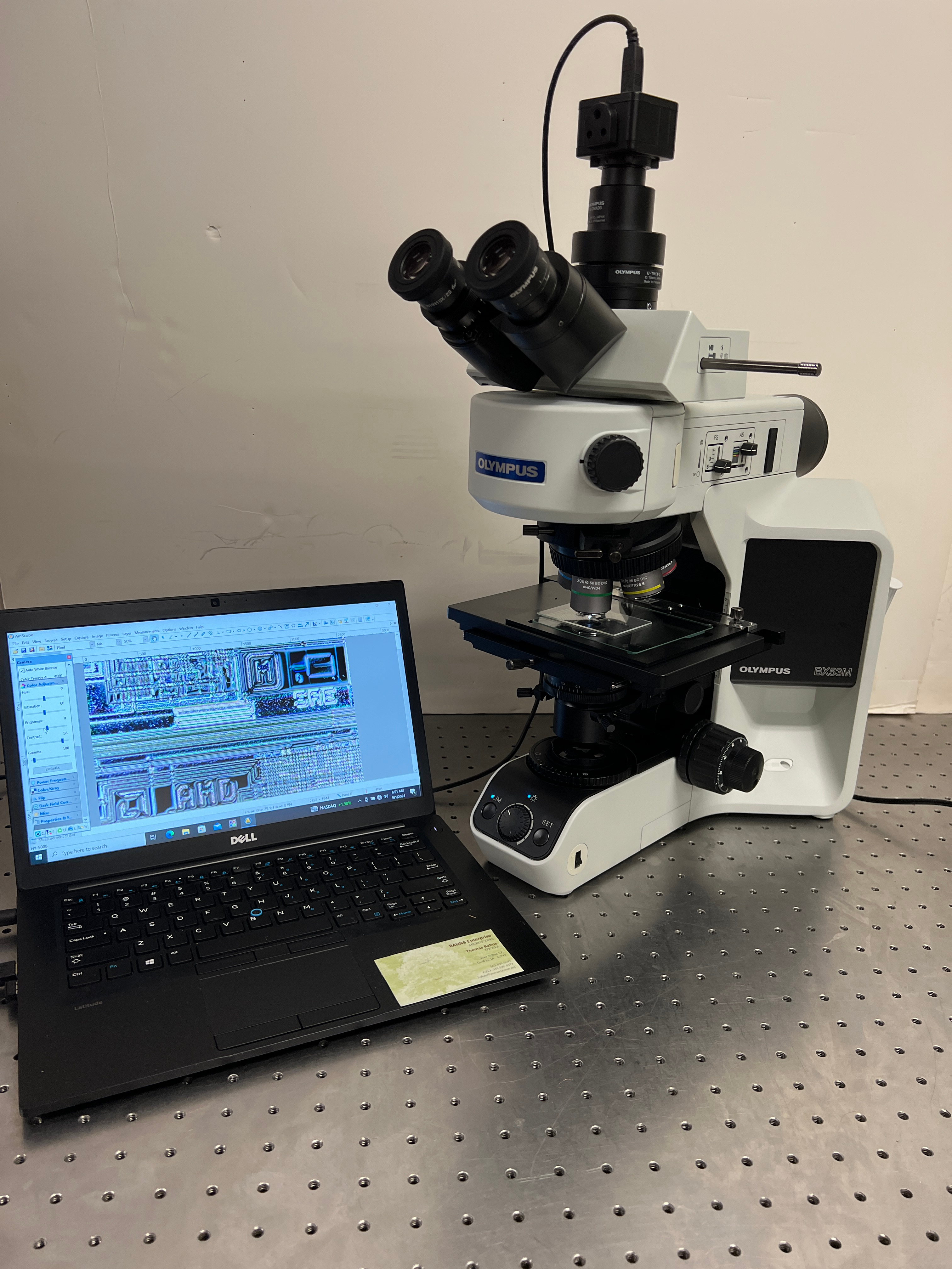 Olympus BX53M Microscope APO LWD Nomarski DIC DF/ BF POL FL Semi BIO ALL Mode